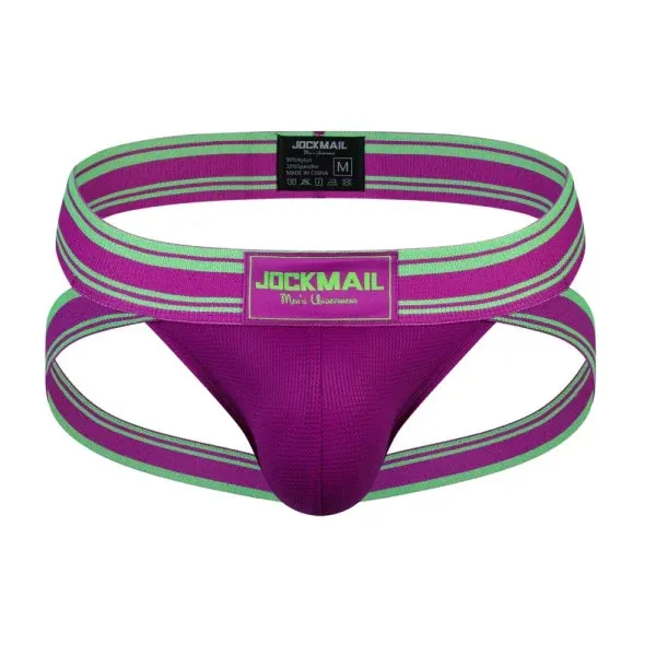 Sexy Men's Jockstrap Briefs - Quick Dry Nylon Swimwear Bikini Tanga Slip