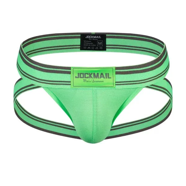 Sexy Men's Jockstrap Briefs - Quick Dry Nylon Swimwear Bikini Tanga Slip