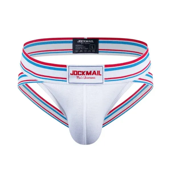 Sexy Men's Jockstrap Briefs - Quick Dry Nylon Swimwear Bikini Tanga Slip