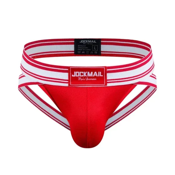Sexy Men's Jockstrap Briefs - Quick Dry Nylon Swimwear Bikini Tanga Slip