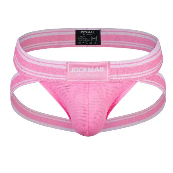 Sexy Men's Jockstrap Briefs - Quick Dry Nylon Swimwear Bikini Tanga Slip
