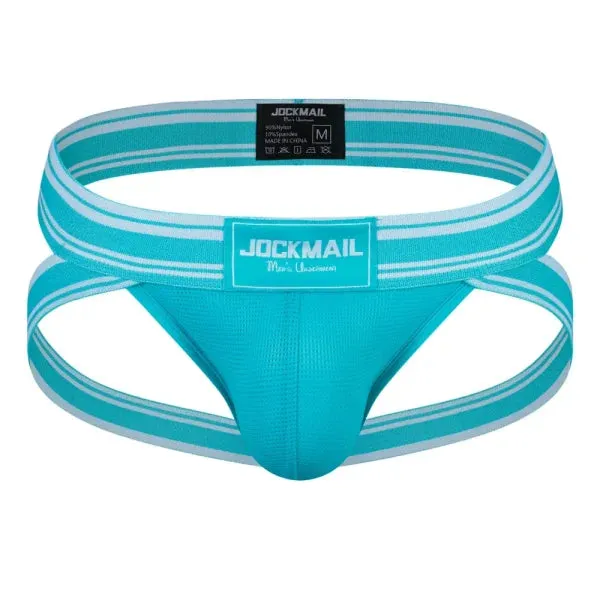 Sexy Men's Jockstrap Briefs - Quick Dry Nylon Swimwear Bikini Tanga Slip