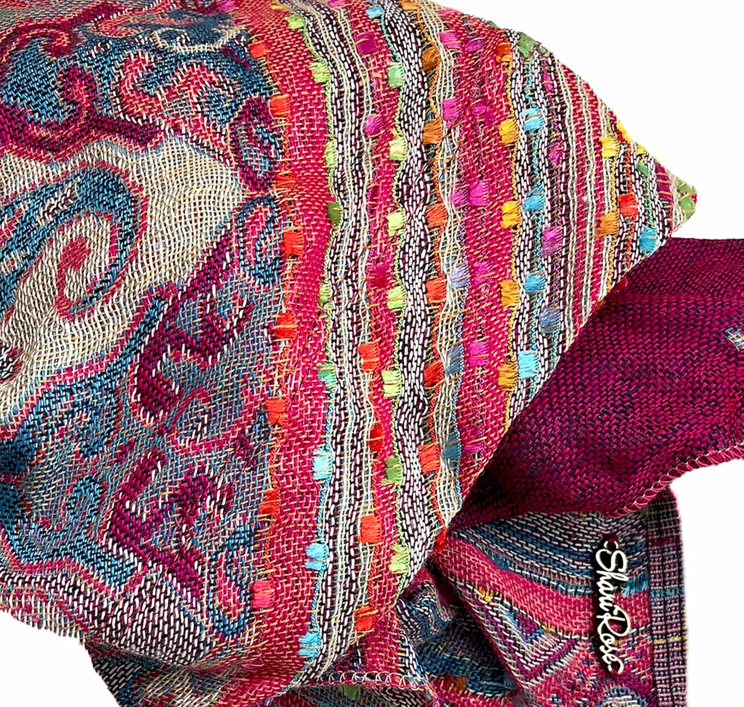 ShariRose Cashmere Headscarf Headwear for Women Tichel Super Soft Headcovering Head cover Head wear Pre tied Bandana Handmade