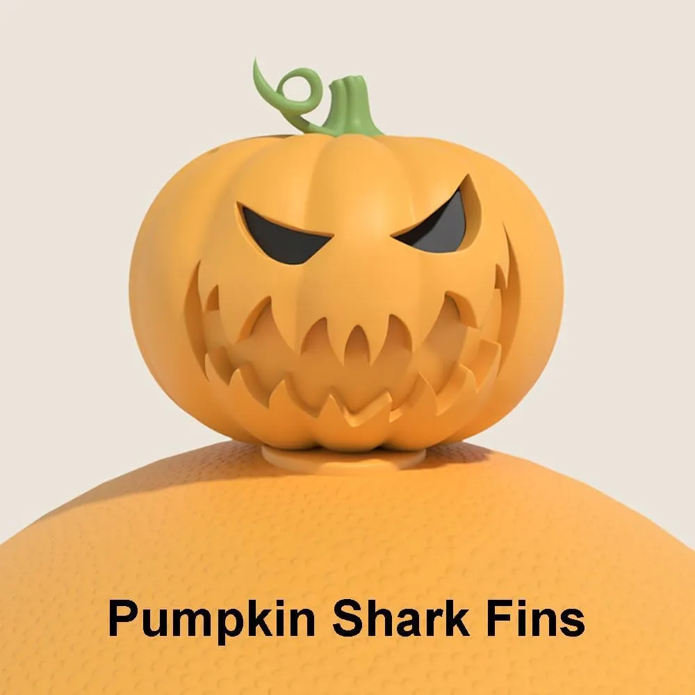 Shark Slides for Christmas Halloween, 3D Cartoon Spooky Shark Slides Glow in the Dark Cloud Shark Slide, Cloudy Shark Slippers