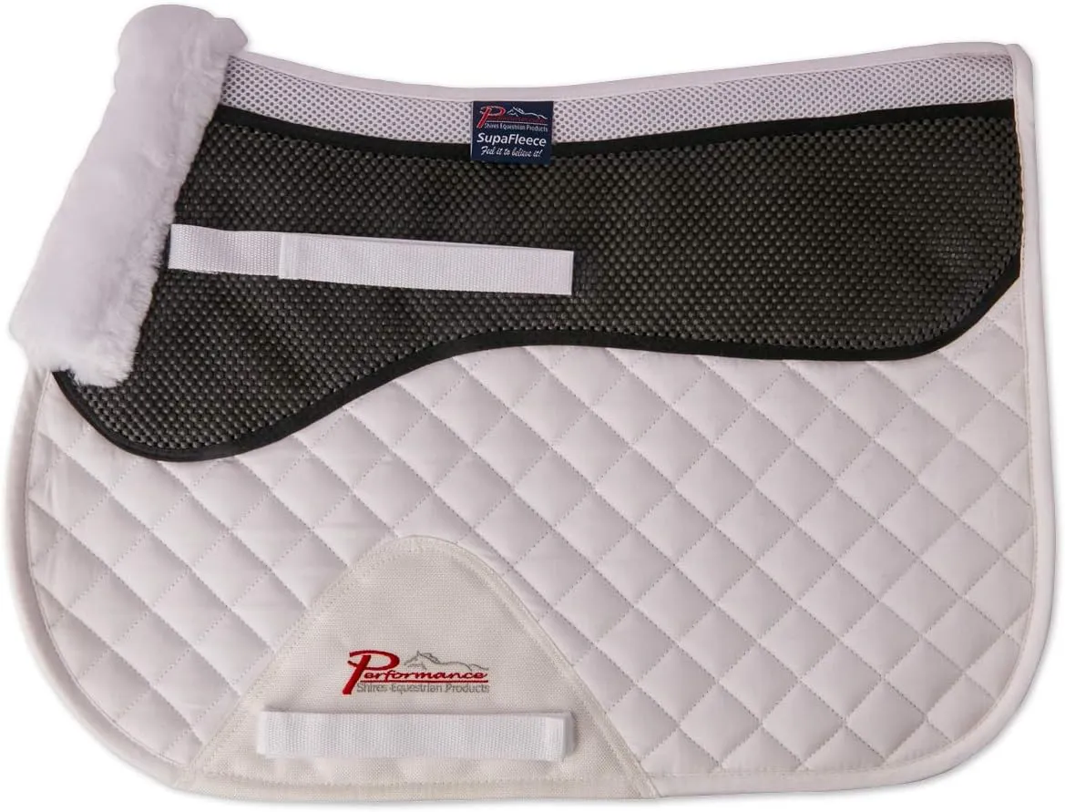 Shires ARMA Soft Grip Saddlecloth (White, Full)