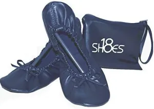 Shoes 18 Women's Foldable Portable Travel Ballet Flat Shoes w/Matching Carrying Case