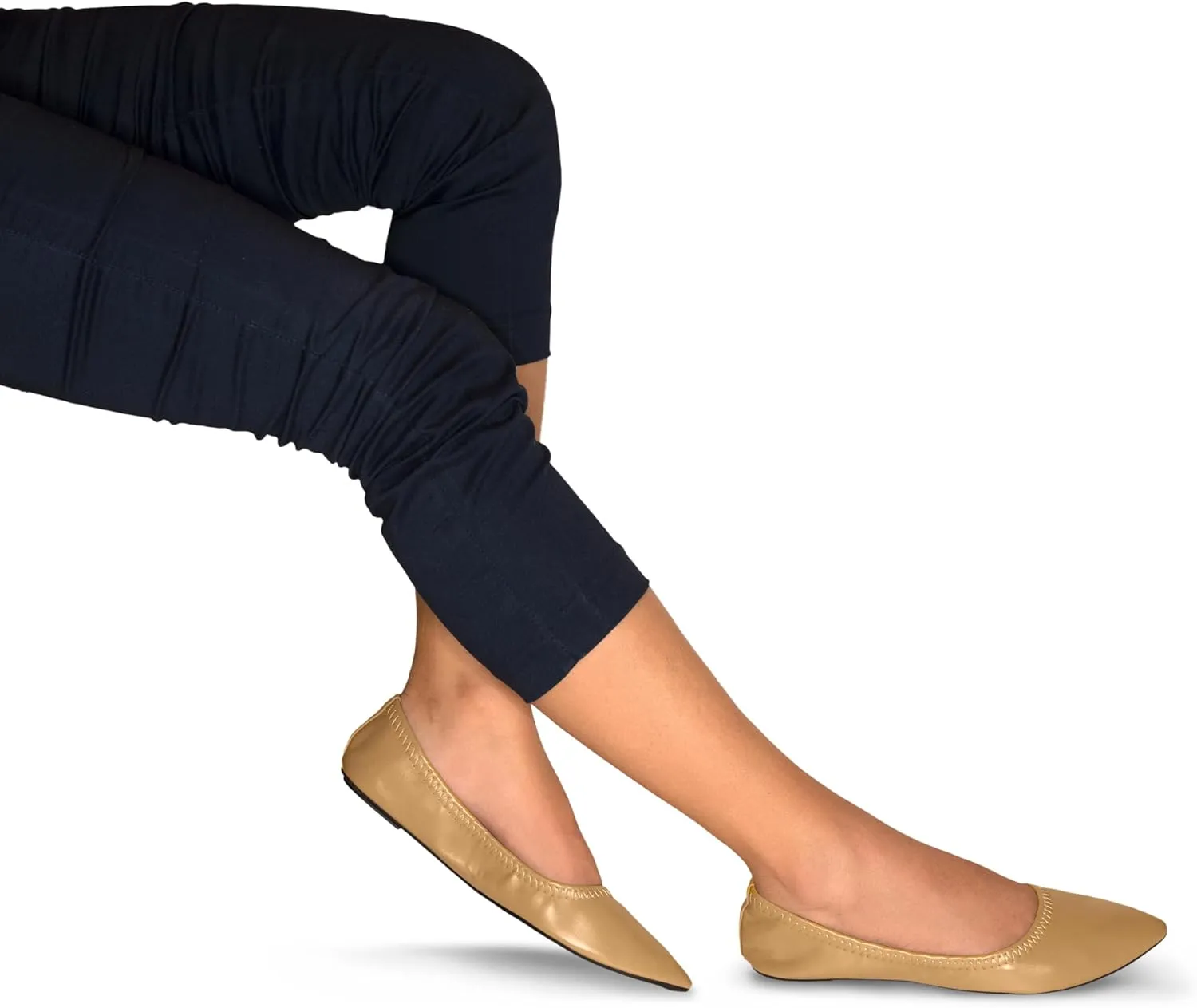 Silky Toes Womens Foldable Flat Ballet Shoes Casual Business Flats for Women