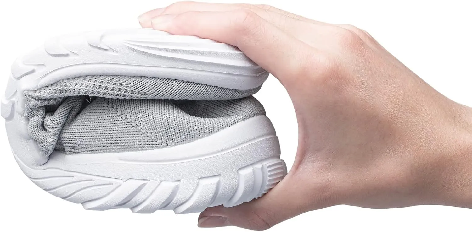 SILLENORTH Mens Womens Water Shoes Quick-Dry Sock Aqua Water Sneakers Slip-on Casual Walking Shoes for Diving Swimming Surfing Yoga Beach Sea Sports