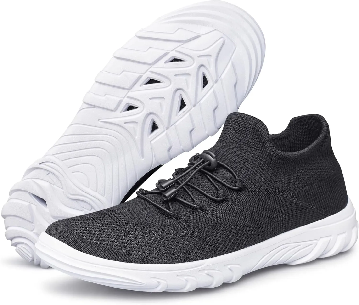 SILLENORTH Mens Womens Water Shoes Quick-Dry Sock Aqua Water Sneakers Slip-on Casual Walking Shoes for Diving Swimming Surfing Yoga Beach Sea Sports