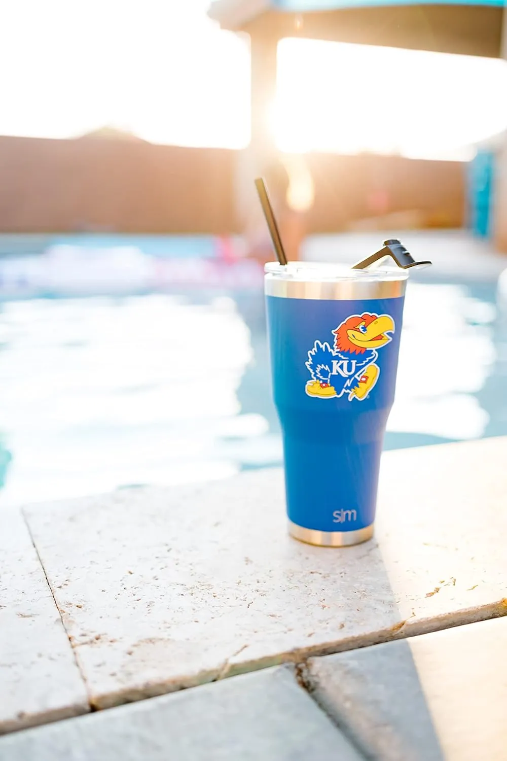 Simple Modern Officially Licensed Collegiate Memphis Tigers Tumbler with Straw and Flip Lid | Insulated Stainless Steel 30oz Thermos | Cruiser Collection | University of Memphis