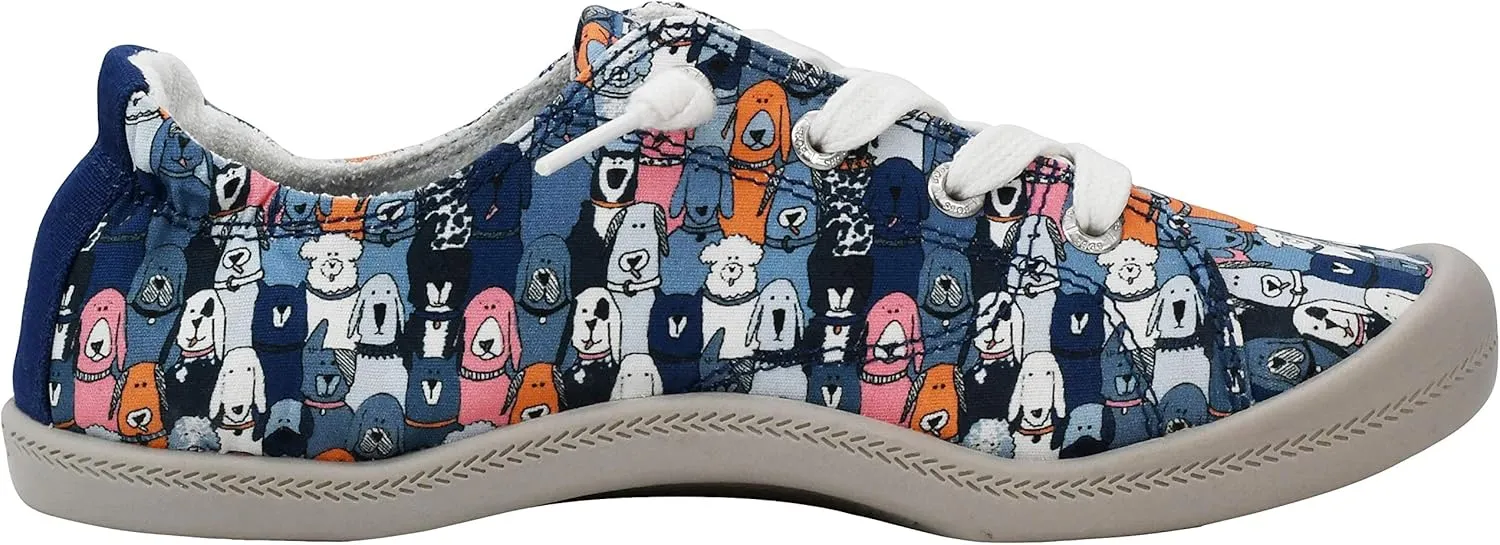 Skechers BOBS Women's Beach Bingo-Dog House Sneakers