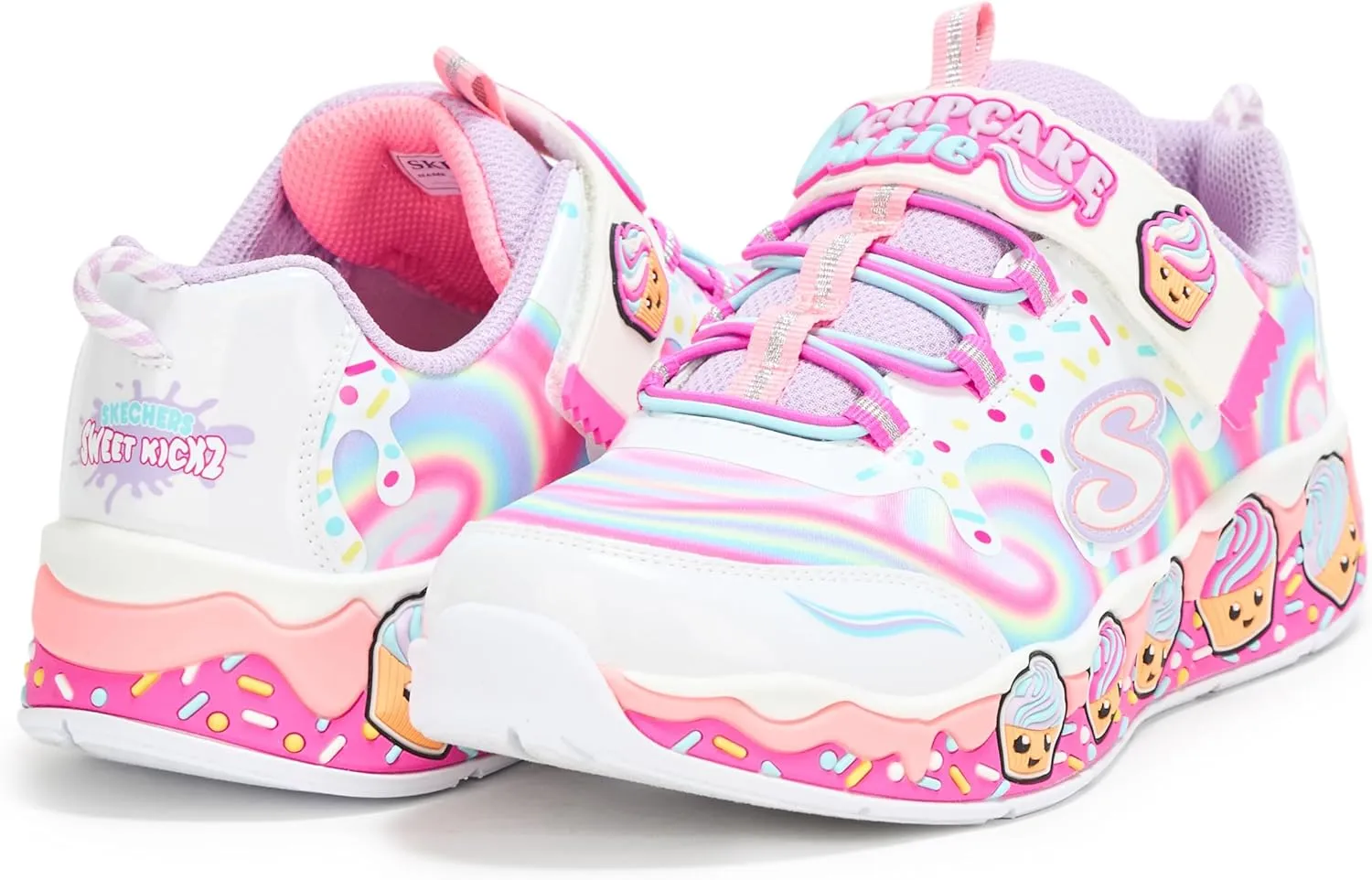SKECHERS Girl's Cupcake Cutie Sneaker