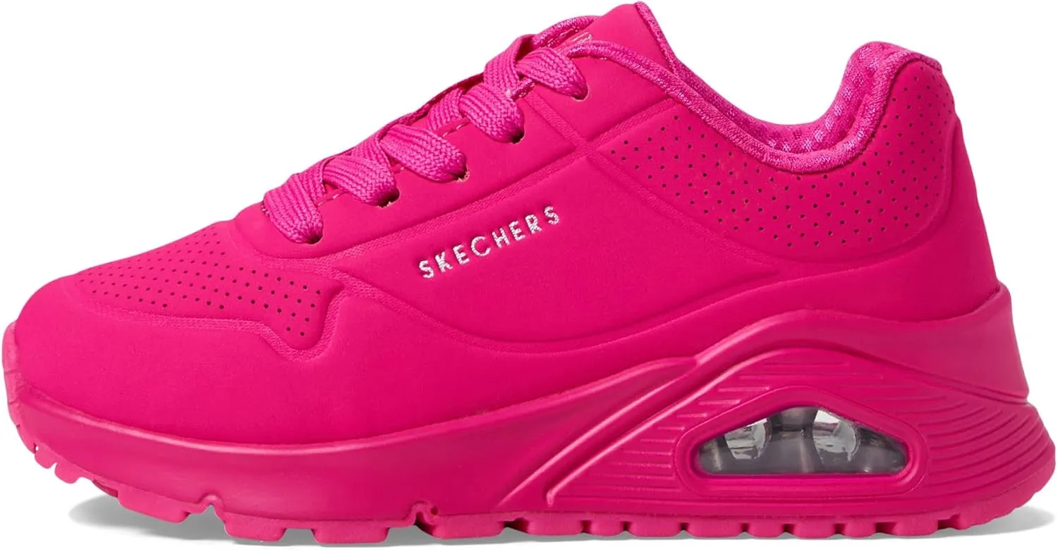 Skechers Girls' Street Uno Gen1-Neon Glow Sneaker