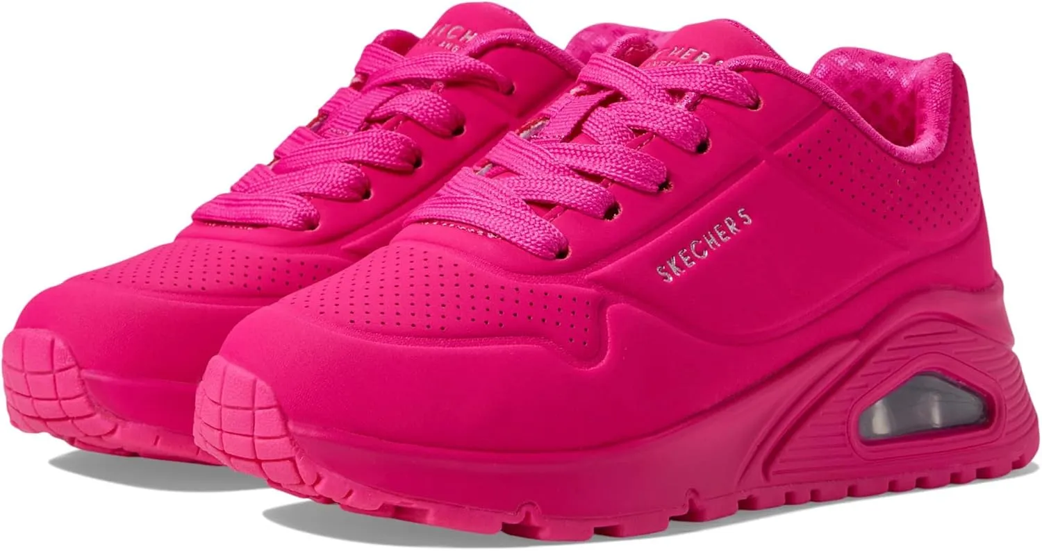 Skechers Girls' Street Uno Gen1-Neon Glow Sneaker