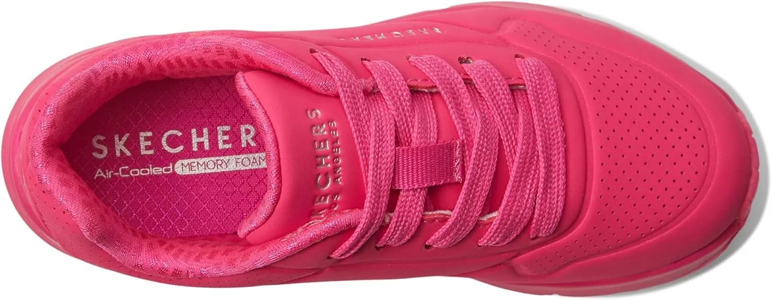 Skechers Girls' Street Uno Gen1-Neon Glow Sneaker