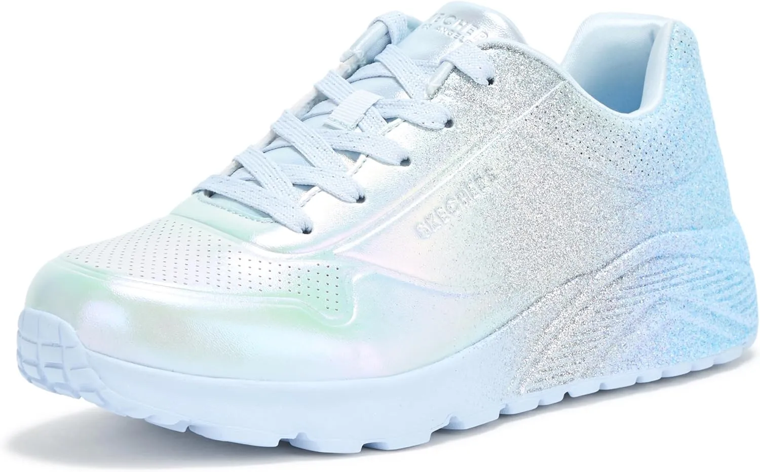 Skechers Girl's Uno Lite-Metallic Shimmers Sneaker