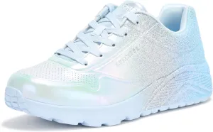 Skechers Girl's Uno Lite-Metallic Shimmers Sneaker