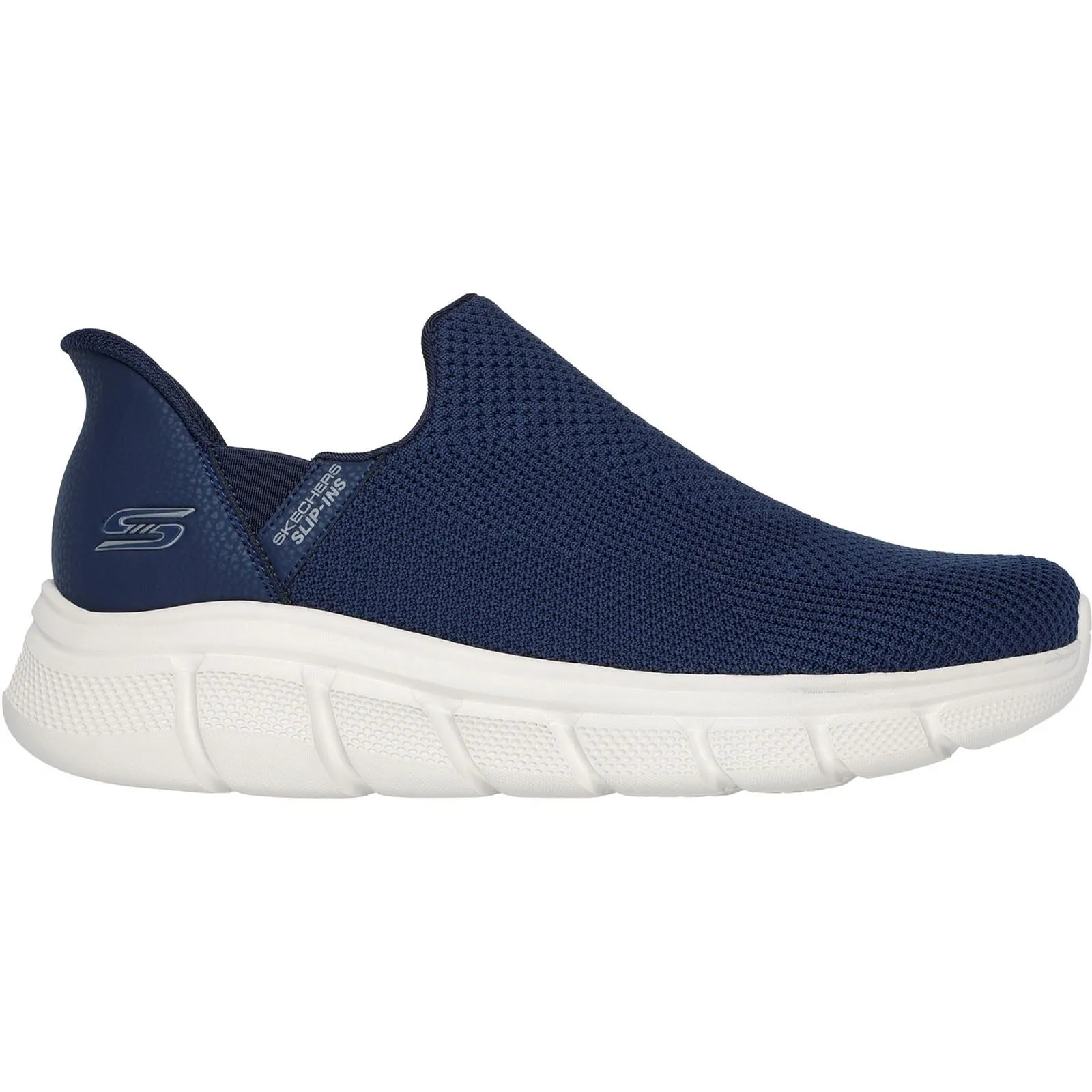 Skechers Men's BOBS Sport B Flex Resilient Trainers in Navy