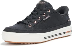 Skechers Women's Arch Fit Arcade-See Ya There Hands Free Slip-ins Sneaker, True Black, 8