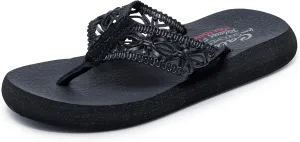 Skechers Women's Asana-Ocean Breezer Flip-Flop