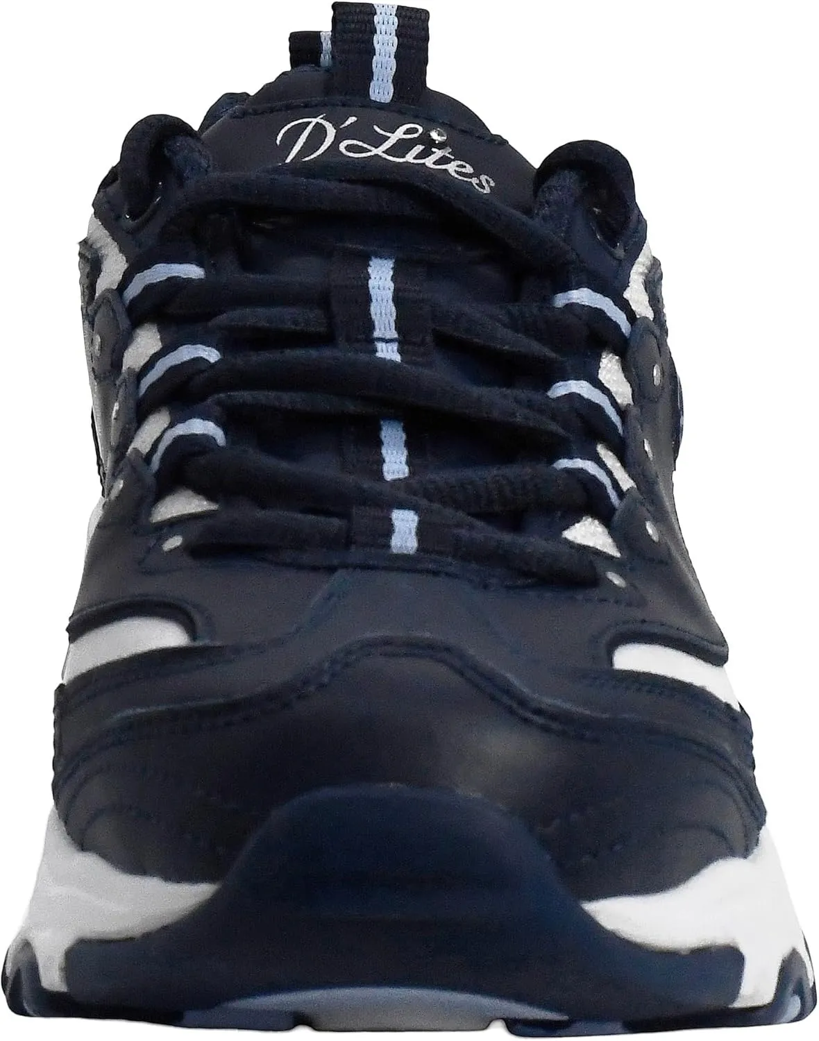 Skechers Women's D'Lites Fresh Start Memory Foam Lace-up Sneaker Fashion