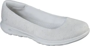 Skechers womens Go Walk Lite - 136001 Ballet Flat, Natural, 5.5 US