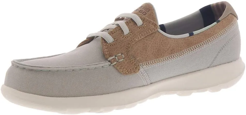 Skechers Women's Go Walk Lite Textile Boat Shoe
