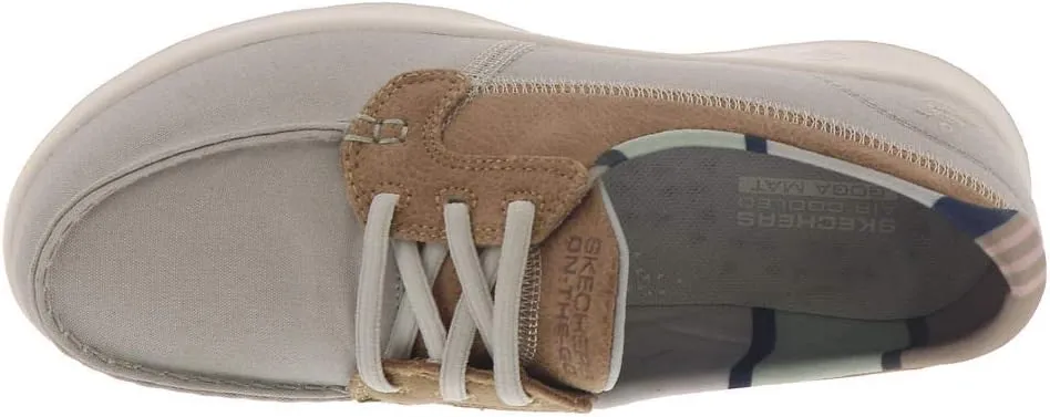 Skechers Women's Go Walk Lite Textile Boat Shoe