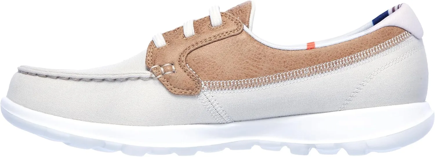 Skechers Women's Go Walk Lite Textile Boat Shoe