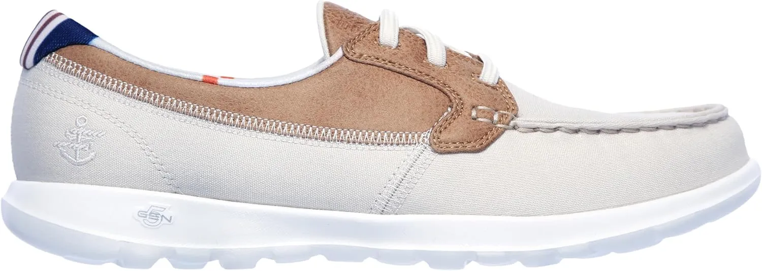 Skechers Women's Go Walk Lite Textile Boat Shoe