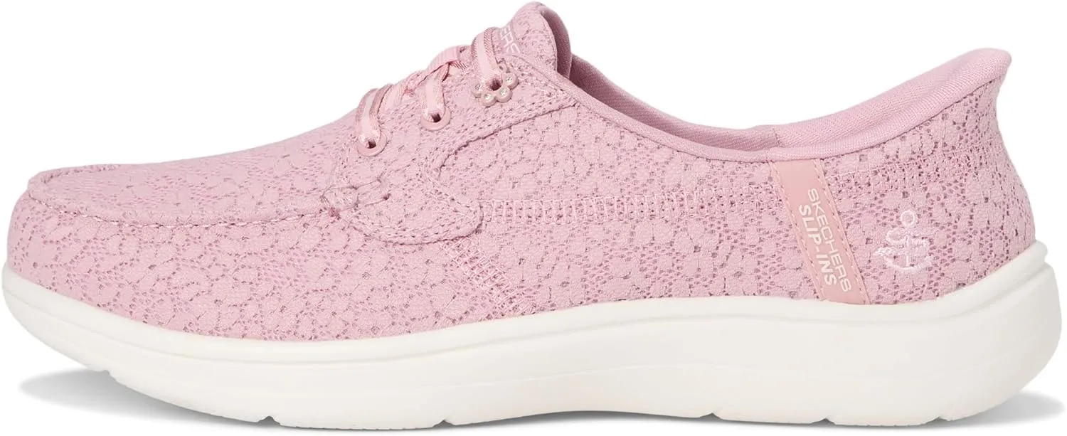 SKECHERS Women's Hands Free Slip-ins On-The-go Flex Radiant-Leilani Boat Shoe