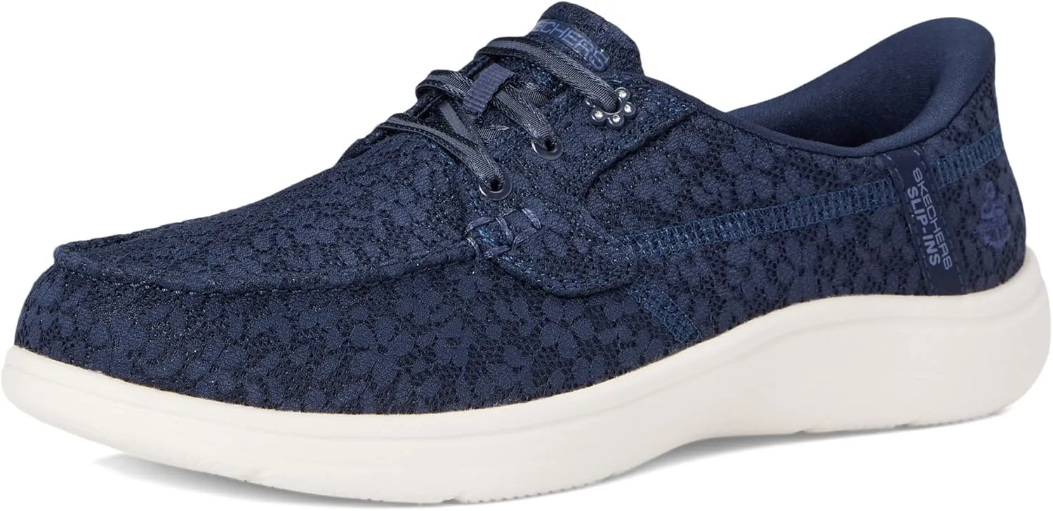 Skechers Women's Hands Free Slip-ins On-The-go Flex Radiant-Leilani Boat Shoe