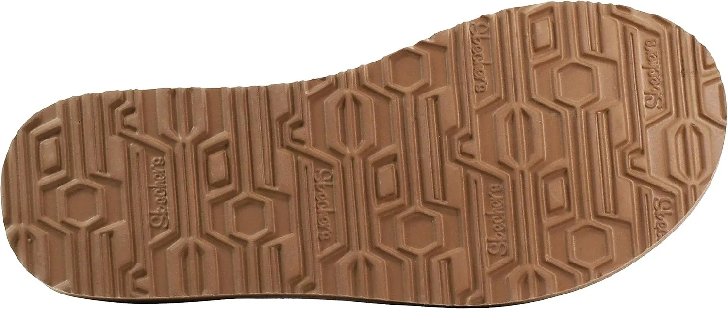 Skechers Women's Meditation-Stars & Sparkle-Circular Rhinestone Slingback Thong Flip-Flop
