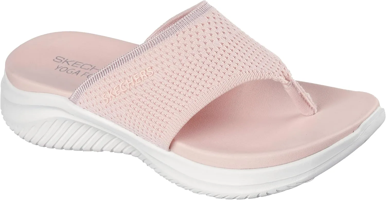 Skechers Women's Ultra Flex 3.0-Coastal Aura Flip-Flop