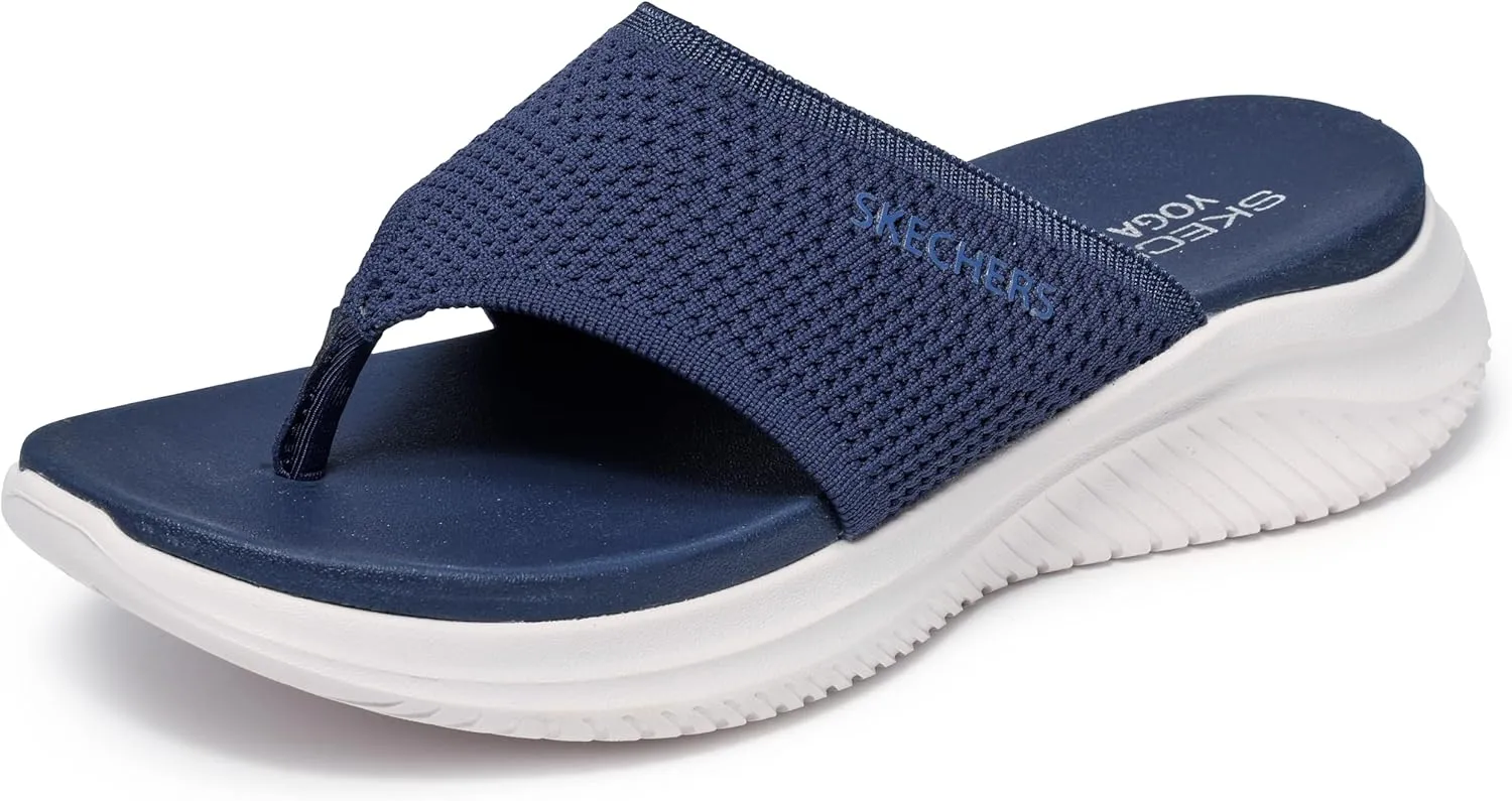 Skechers Women's Ultra Flex 3.0-Coastal Aura Flip-Flop