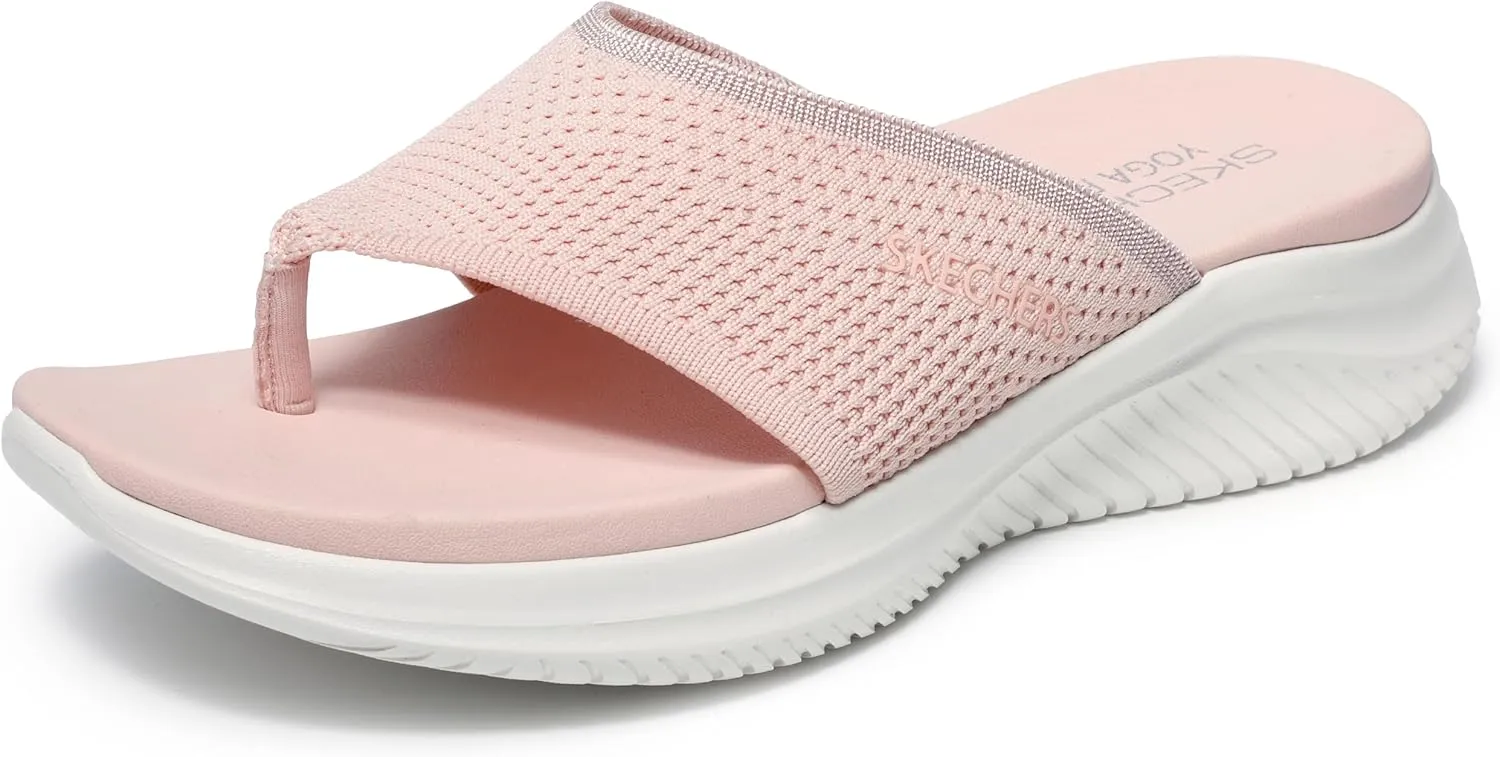 Skechers Women's Ultra Flex 3.0-Coastal Aura Flip-Flop