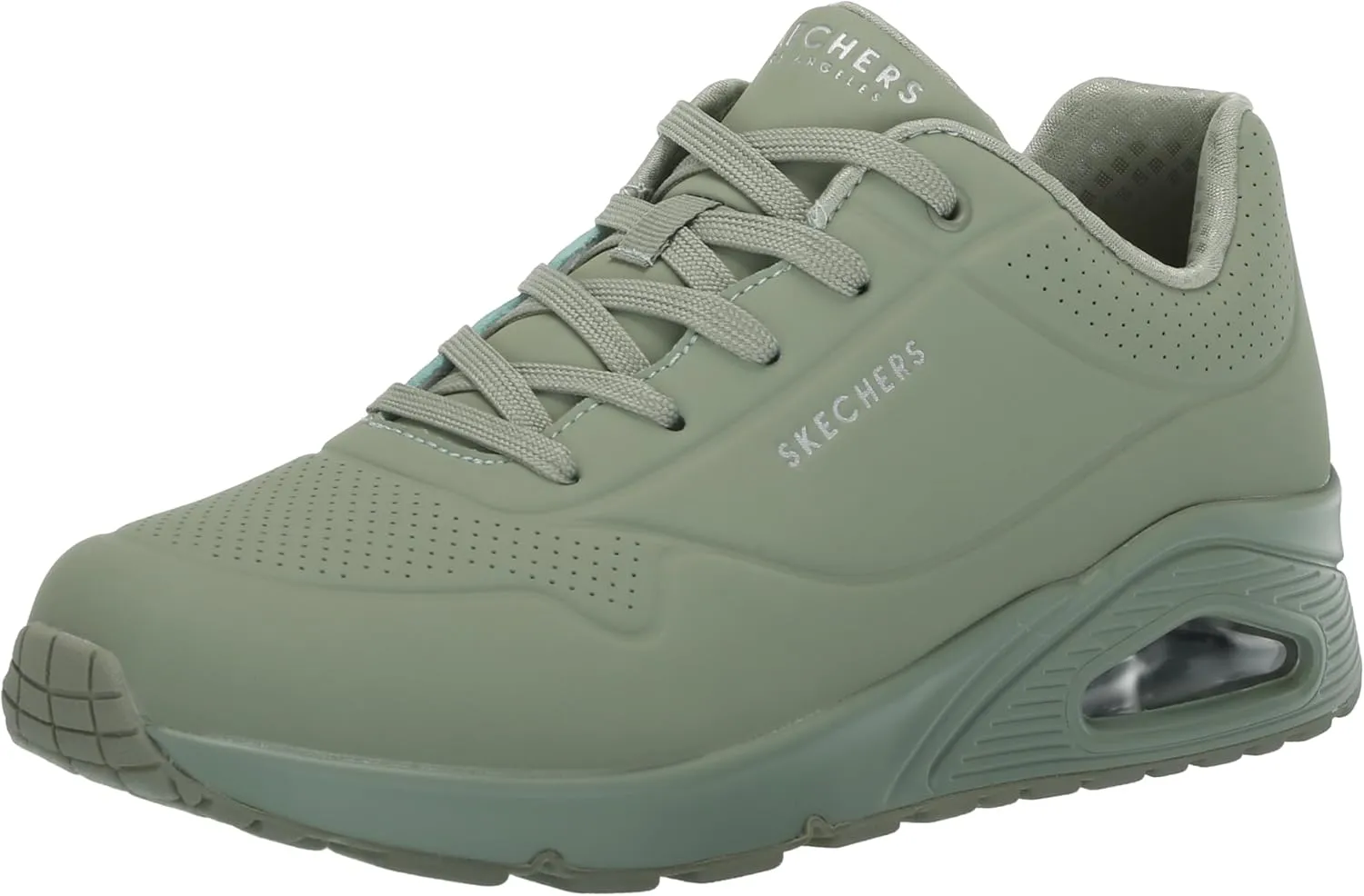 Skechers Women's Uno-Stand on Air Sneaker, SAGE, 6