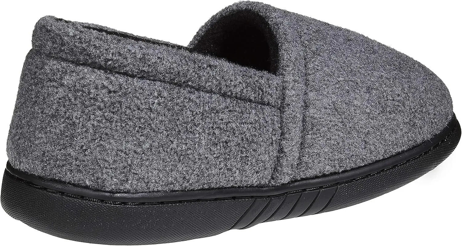 Skysole Fleece Slippers for Boys, Soft Kids Slippers with Closed Back
