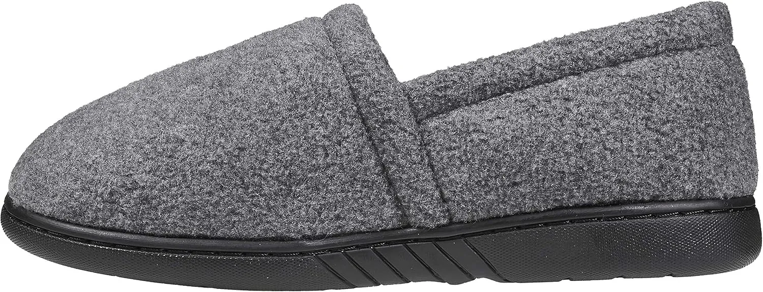 Skysole Fleece Slippers for Boys, Soft Kids Slippers with Closed Back