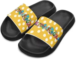 Slide Sandals for Unisex Child Soft Footbed Sandal Comfort Slip On Summer Slippers for Beach Pool