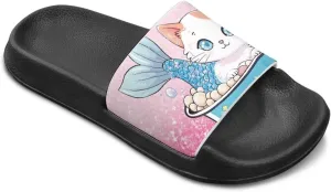 Slides Girls Flip Flops Slip On Beach Sandals Youth Pool Shower Shoes EVA Summer Slippers（Little Kids - Big Kids）