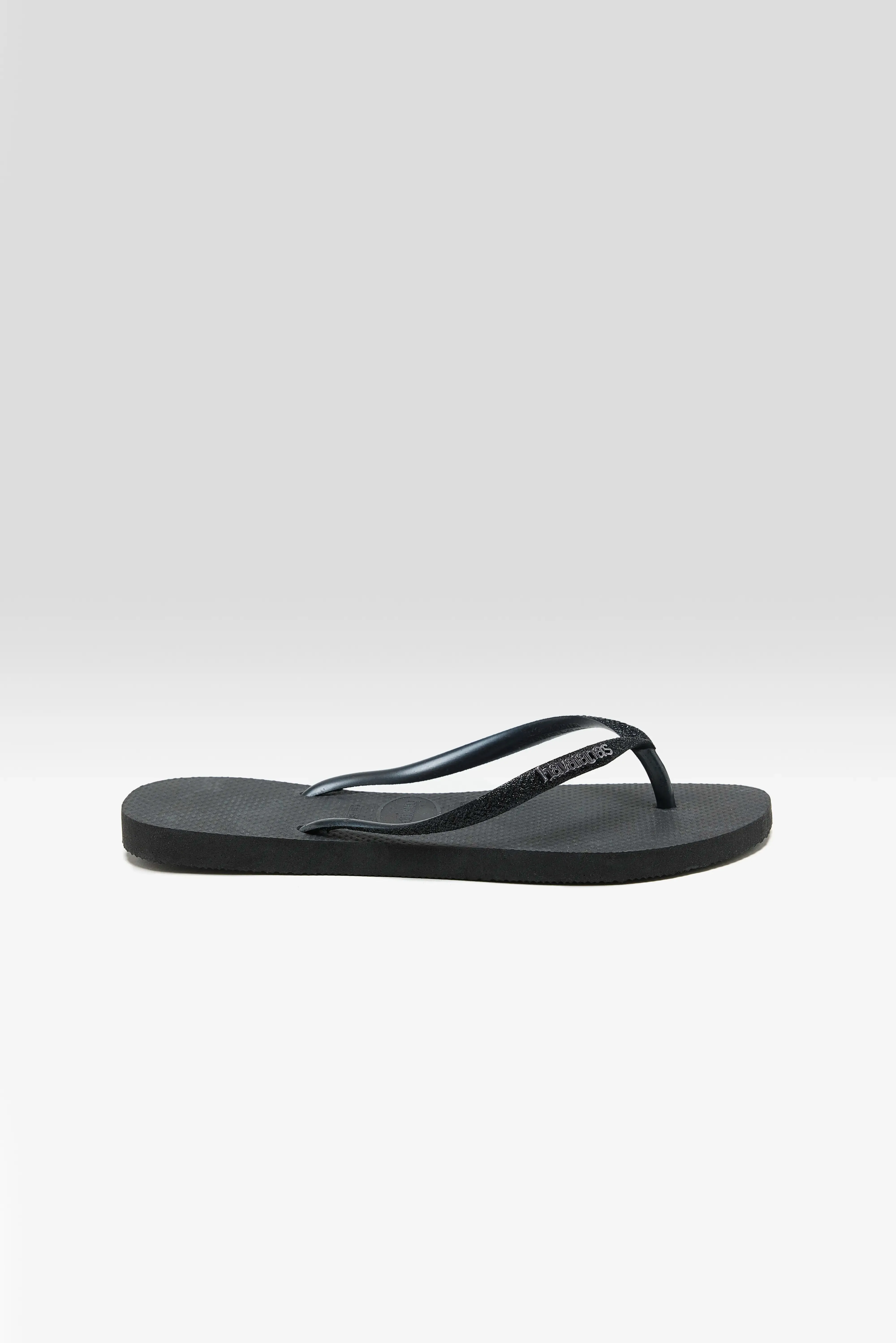 Slim Glitter II Flip Flops for Women  (251 / W / BLACK)