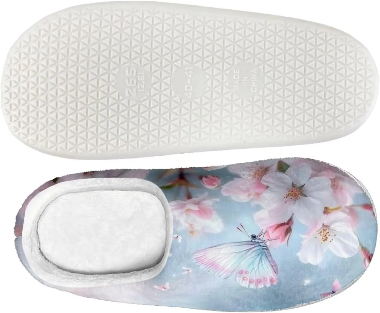 Slippers for Women Men, Soft Scuff Slipper Cozy Warm Fuzzy Slippers, Plush House Slippers Anti-Skid Slip on Shoe