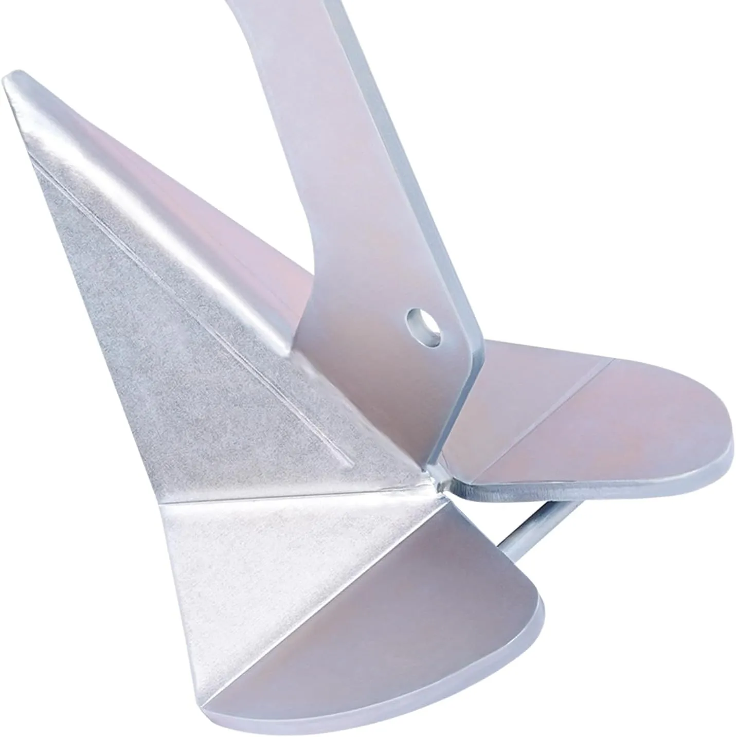 Small Yacht Boat Anchor, Marine Stainless Steel 316 Wing Style Anchor for Boats, 43 Lbs Boat Anchor for Small Yachts