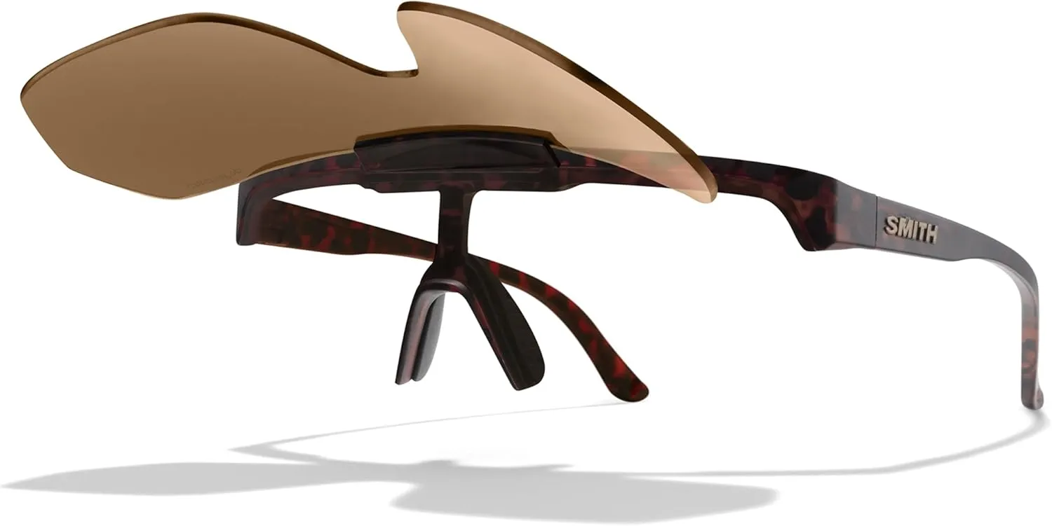 SMITH XC Sunglasses with ChromaPop Lens Technology – Flip-Up Shield Lens Performance Sports Sunglasses – For Men & Women