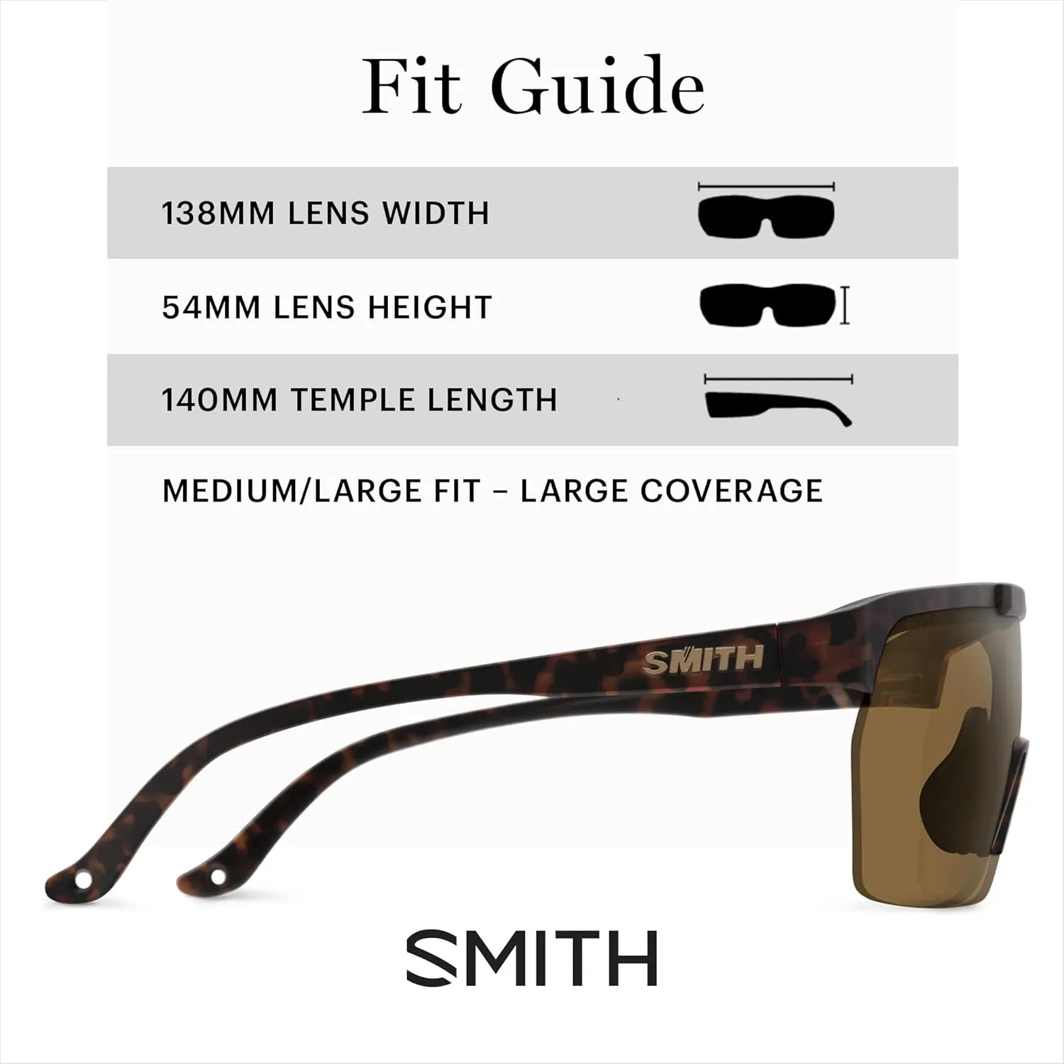 SMITH XC Sunglasses with ChromaPop Lens Technology – Flip-Up Shield Lens Performance Sports Sunglasses – For Men & Women