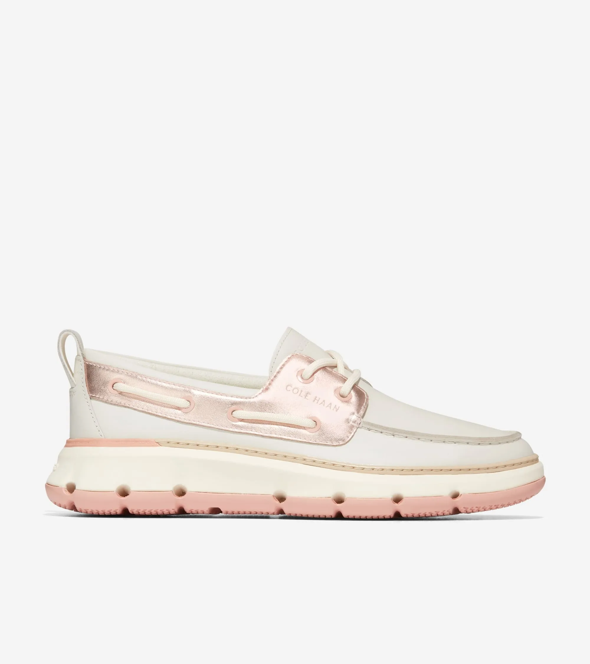 Sneakers Going fast Low Cole Holiday savings On 4.Zerogrand Regatta Ivory/Rosewater Slip Top Haan Flat