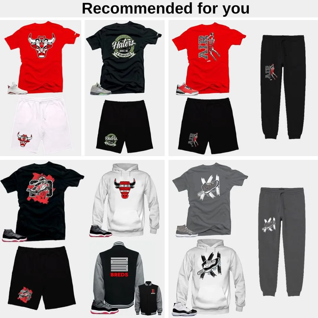 SNELOS Shirt to Match Jordan 6 Red Oreo Match Sneaker tee