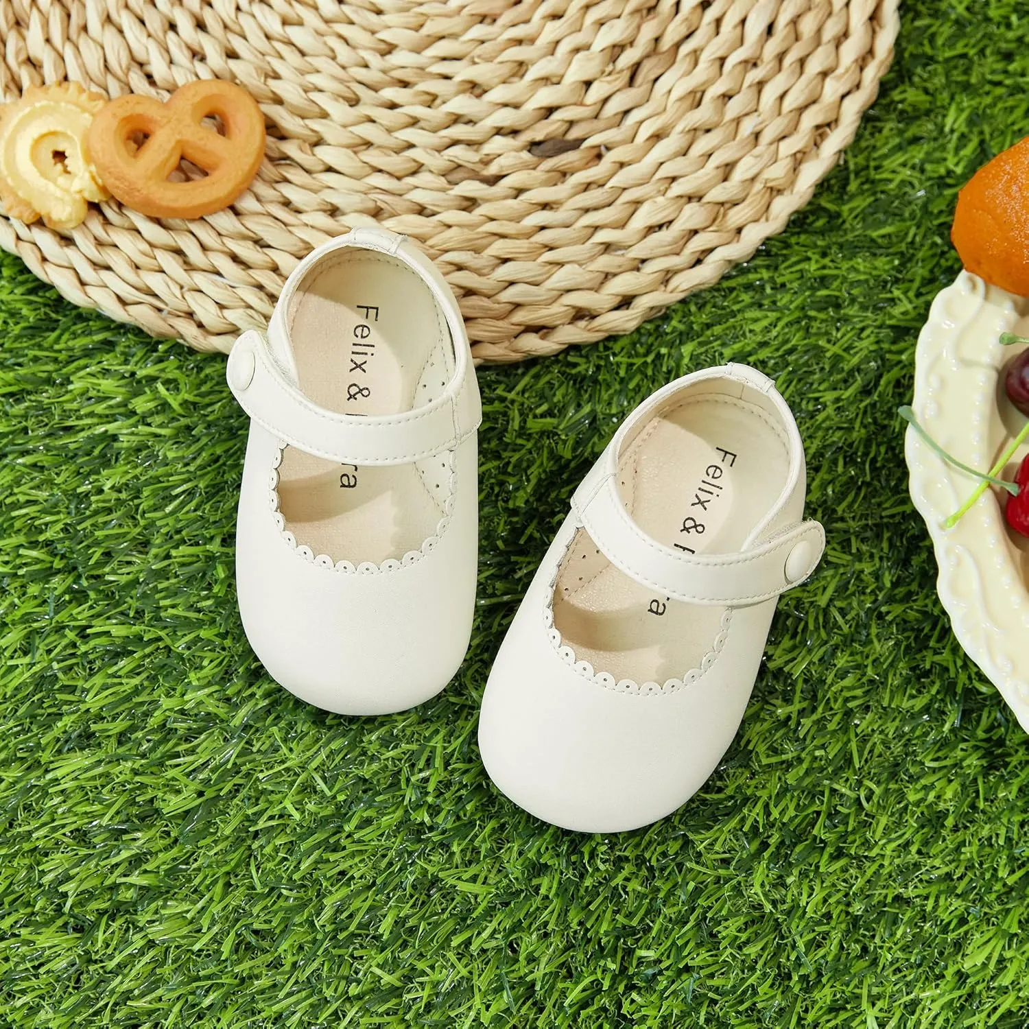 Soft Sole Baby Dress Shoes - Infant Baby Walking Shoes Moccasinss Rubber Sole Crib Shoes.