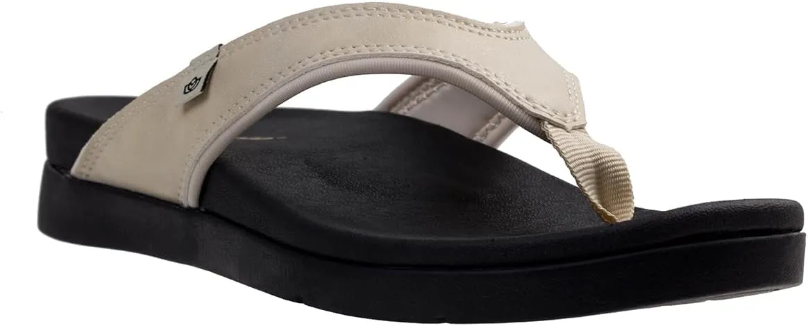 Spenco Women's Shoreline Dusted Metallic Flip-Flop